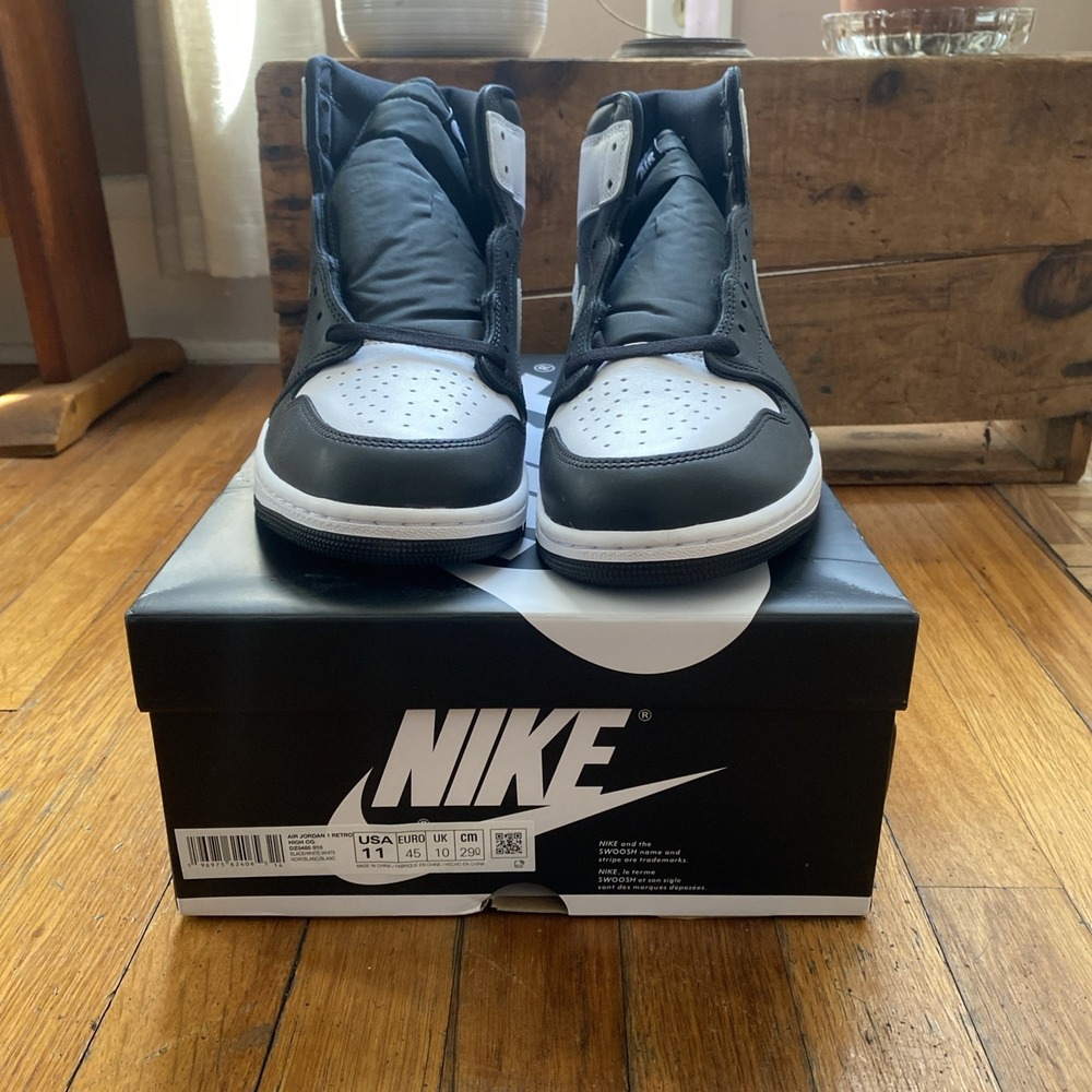 Jordan 1 Retro High OG Black White - Size 11M/12.5W (DZ5485-010)